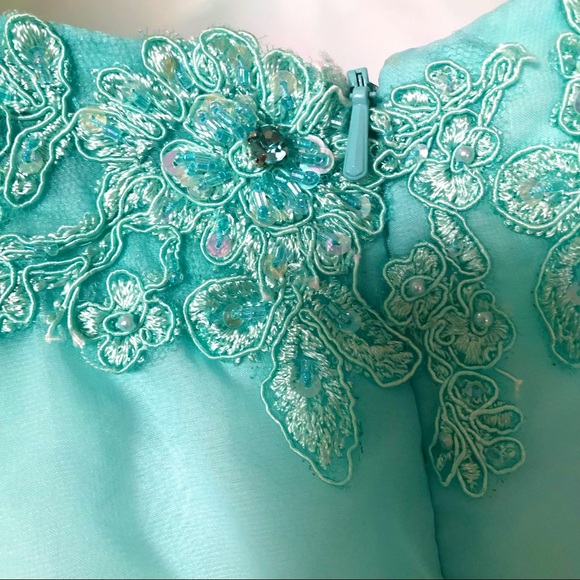 Dress - Sherri Hill, High/Low, Ombré’ Halter - Picture 4 of 6